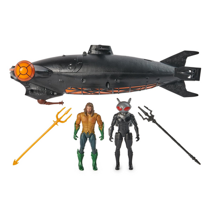 DC Comics Aquaman vs Black Manta Battle Action Figure Playset