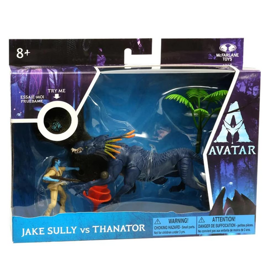 Avatar World of Pandora Jake Sully vs Thanator Playset