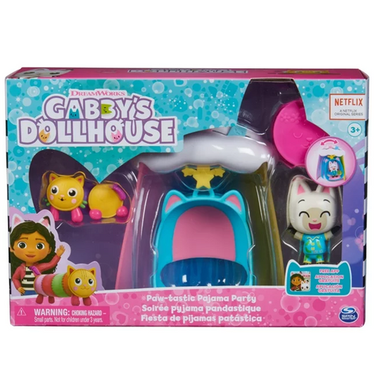 Gabby's Dollhouse Paw-Tastic Pajama Party Exclusive Playset