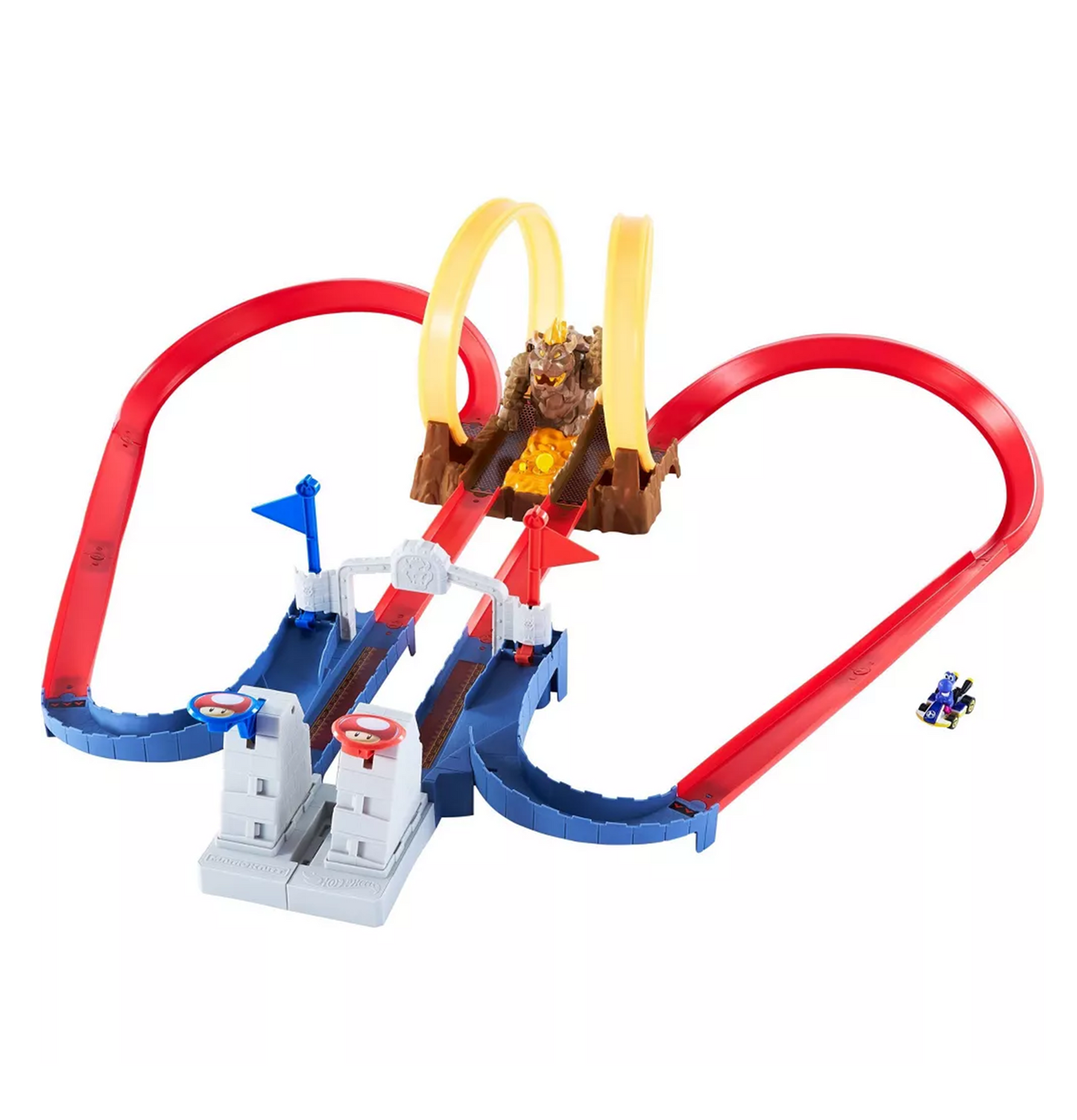 Hot Wheels MarioKart Bowsers Castle Chaos Playset