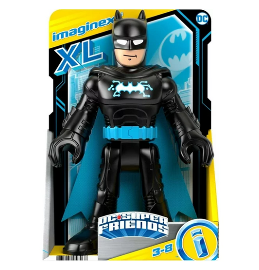 Imaginext DC Super Friends Batman XL – Bat Tech Blue, 10-inch poseable figure