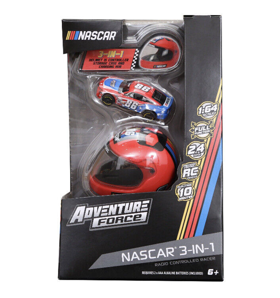 Adventure Force Nascar 1 64 Red Blue Battery Radio Control Sports Ca Toys Onestar