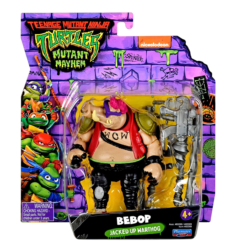 Teenage Mutant Ninja Turtles Mutant Mayhem Bebop Action Figure (Jacked –  Toys Onestar