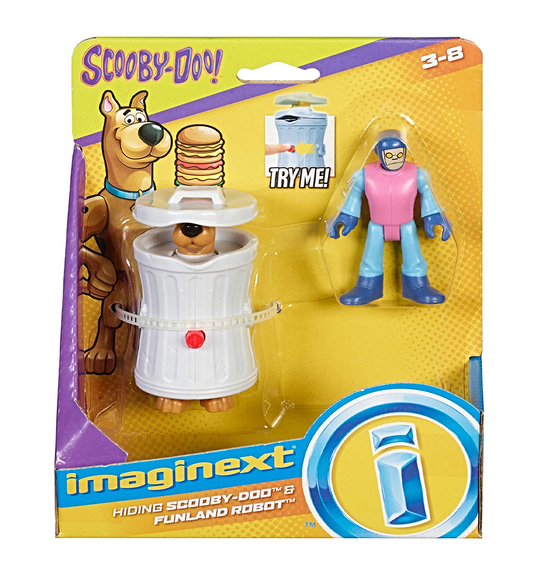 Fisher-Price Imaginext Doo Hiding Scooby & Funland Robot Figures