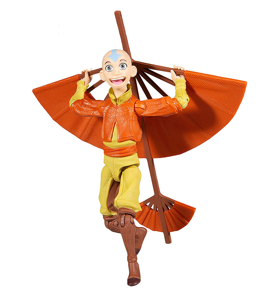 Avatar The Last Airbender Combo Pack, 5" Aang with Glider Action Figure