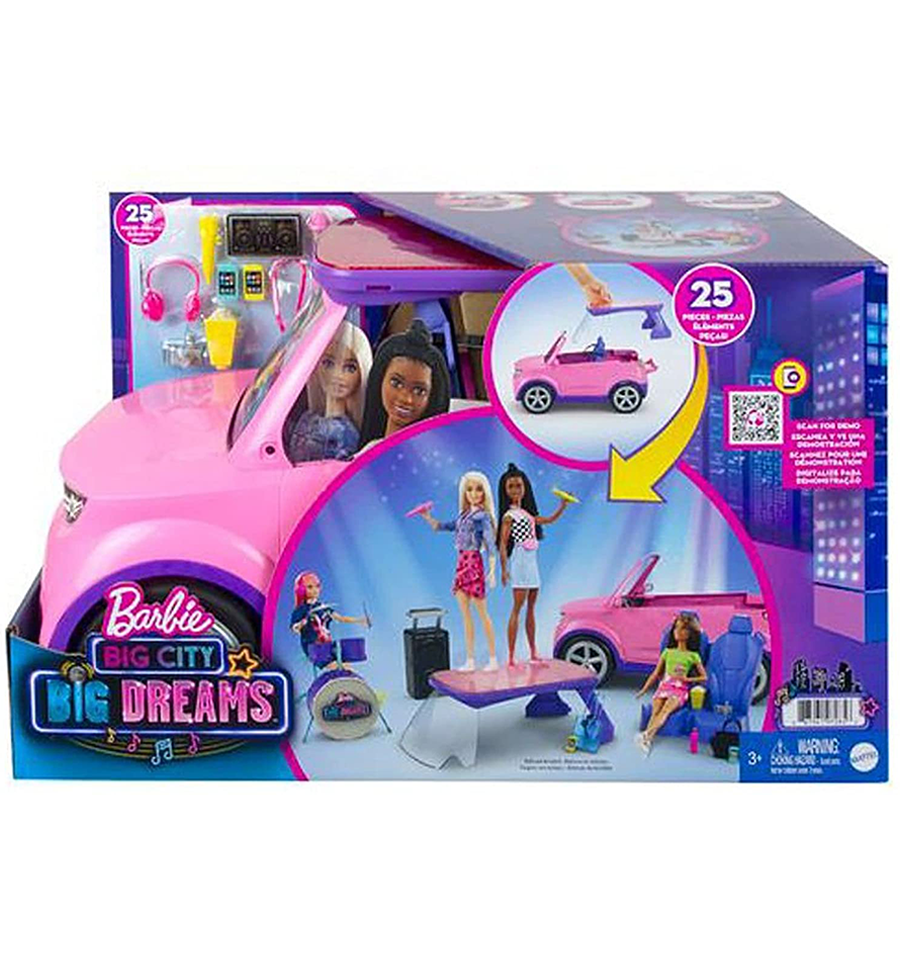 Barbie: Big City, Big Dreams Transforming Vehicle Playset