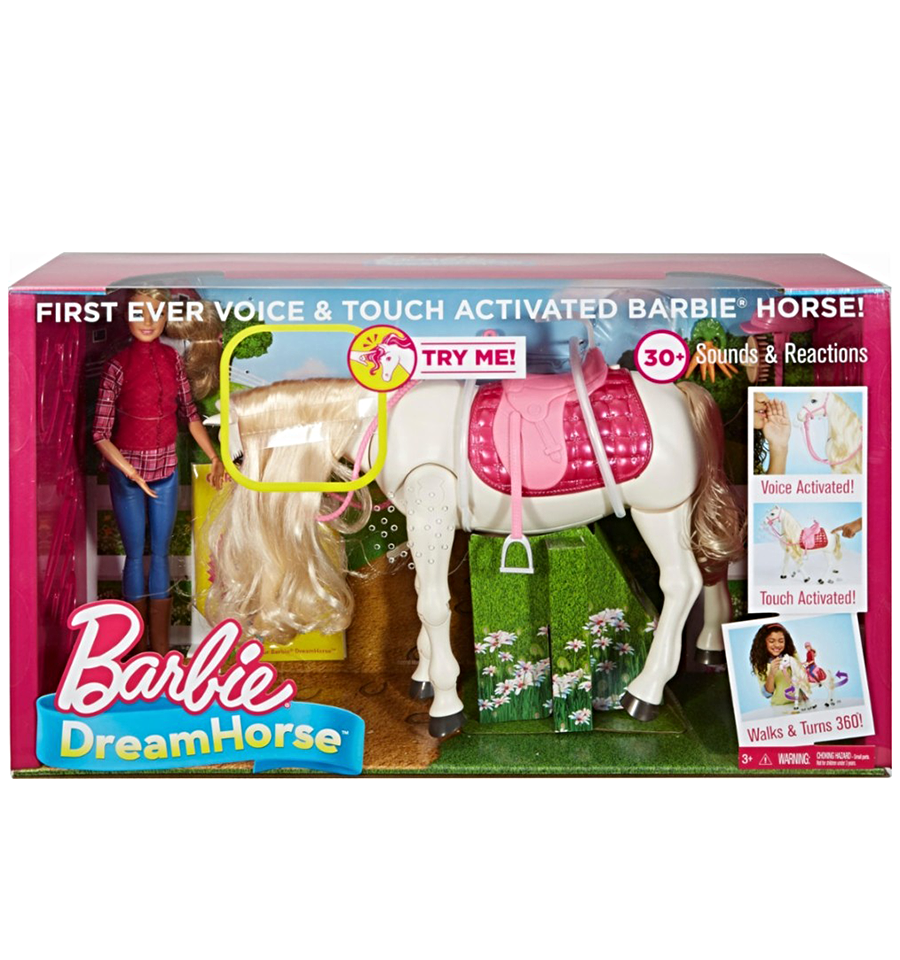 Barbie dreamhorse & blonde top doll