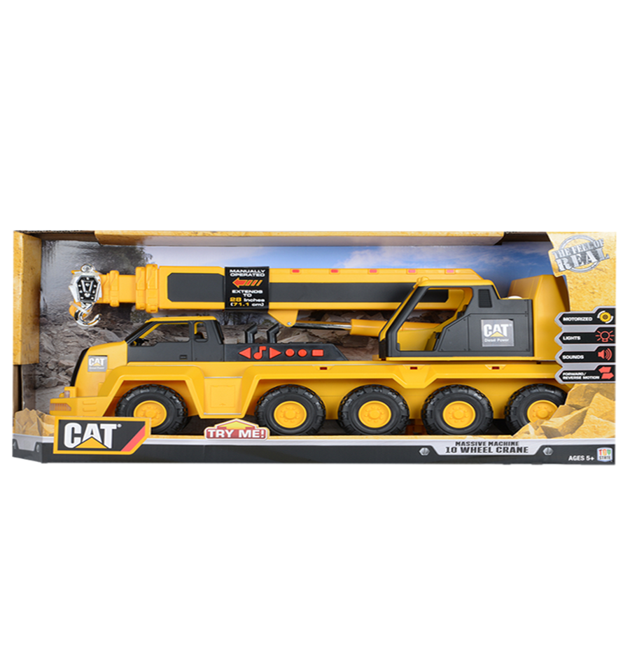 Caterpillar crane shop toy