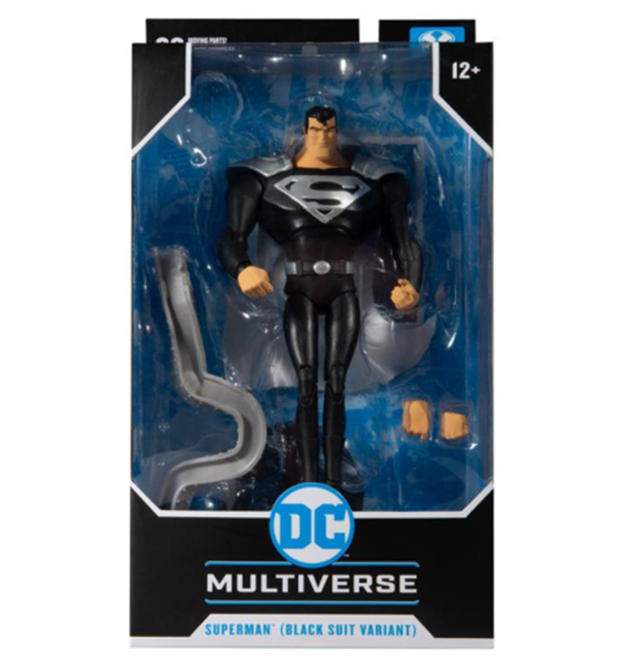 DC Multiverse Animated Superman Black Suite Variant Action Figure