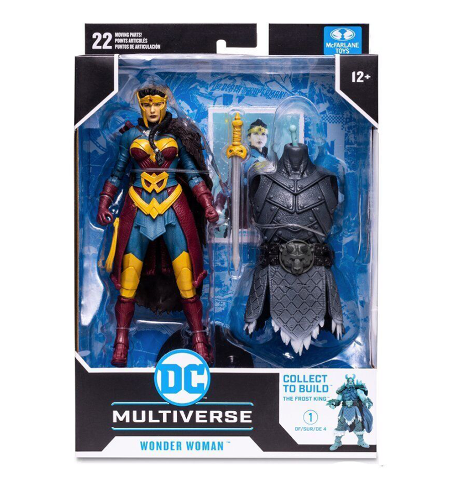 DC Multiverse Build A Figure Frost King Wonder Woman Action