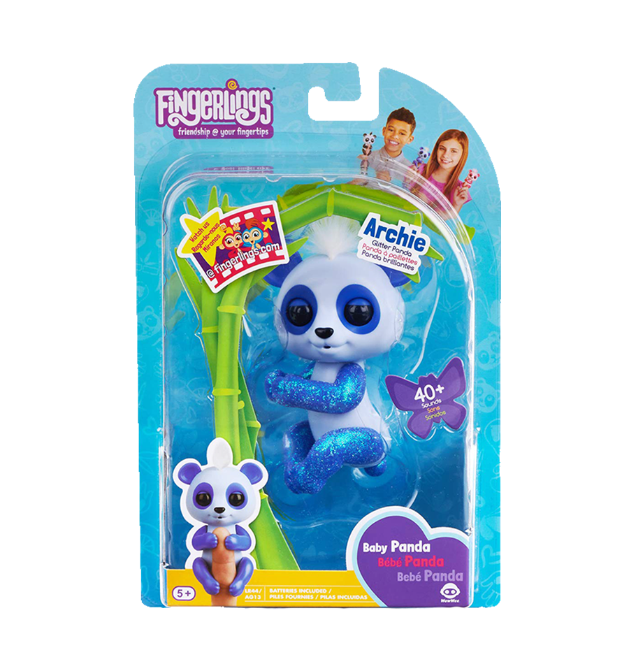 Blue 2024 glitter fingerling