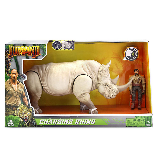 Jumanji Charging Rhino Exclusive Figure Set with Sound
