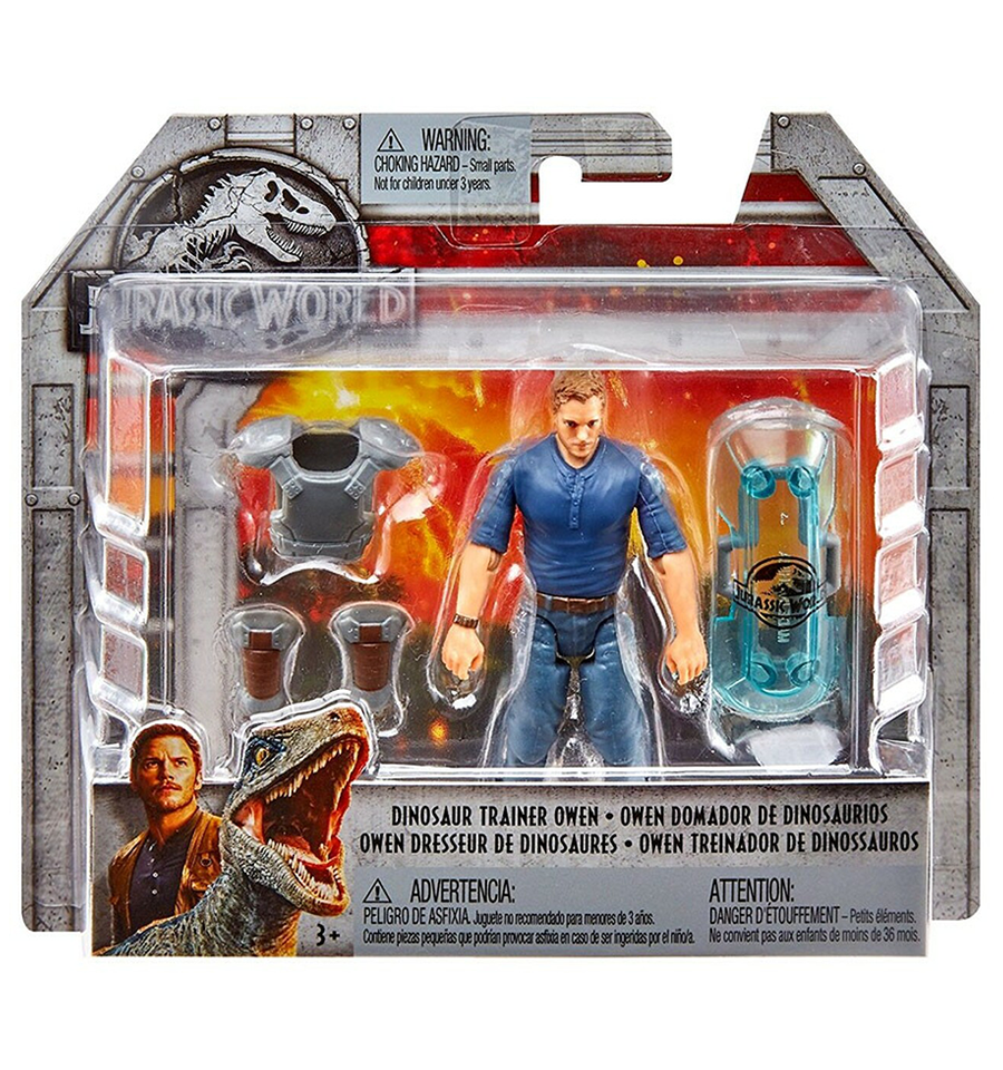 Jurassic World Fallen Kingdom Dinosaur Trainer Owen Action Figure Toys Onestar