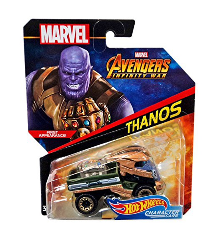 Hot Wheels Character Cars Marvel Avengers Infinity War Thanos First Ap –  Toys Onestar