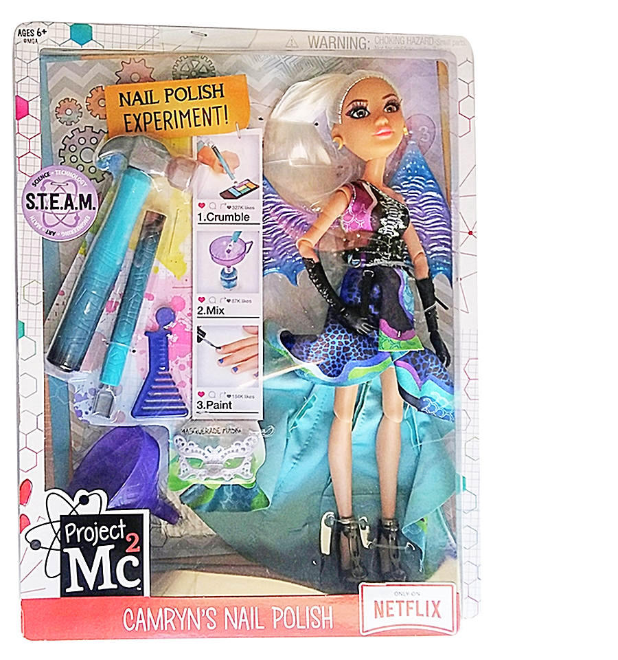 Project Mc2 Experiments with Doll Camryn s Nail Polish Toys
