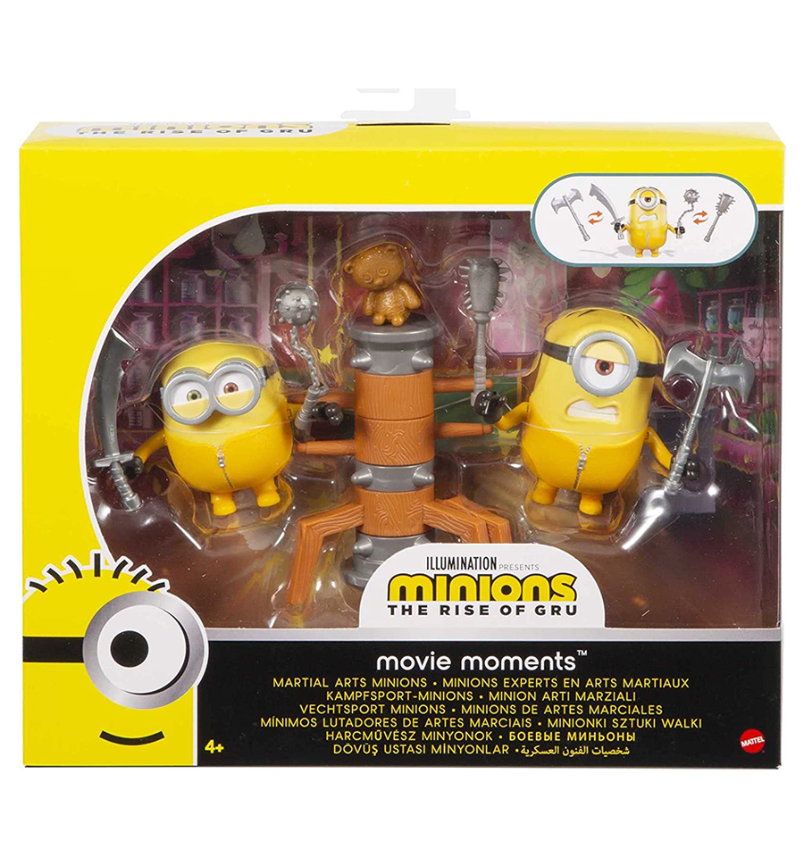 Minions The Rise of Gru Movie Moments Martial Arts Minions Playset Toys Onestar