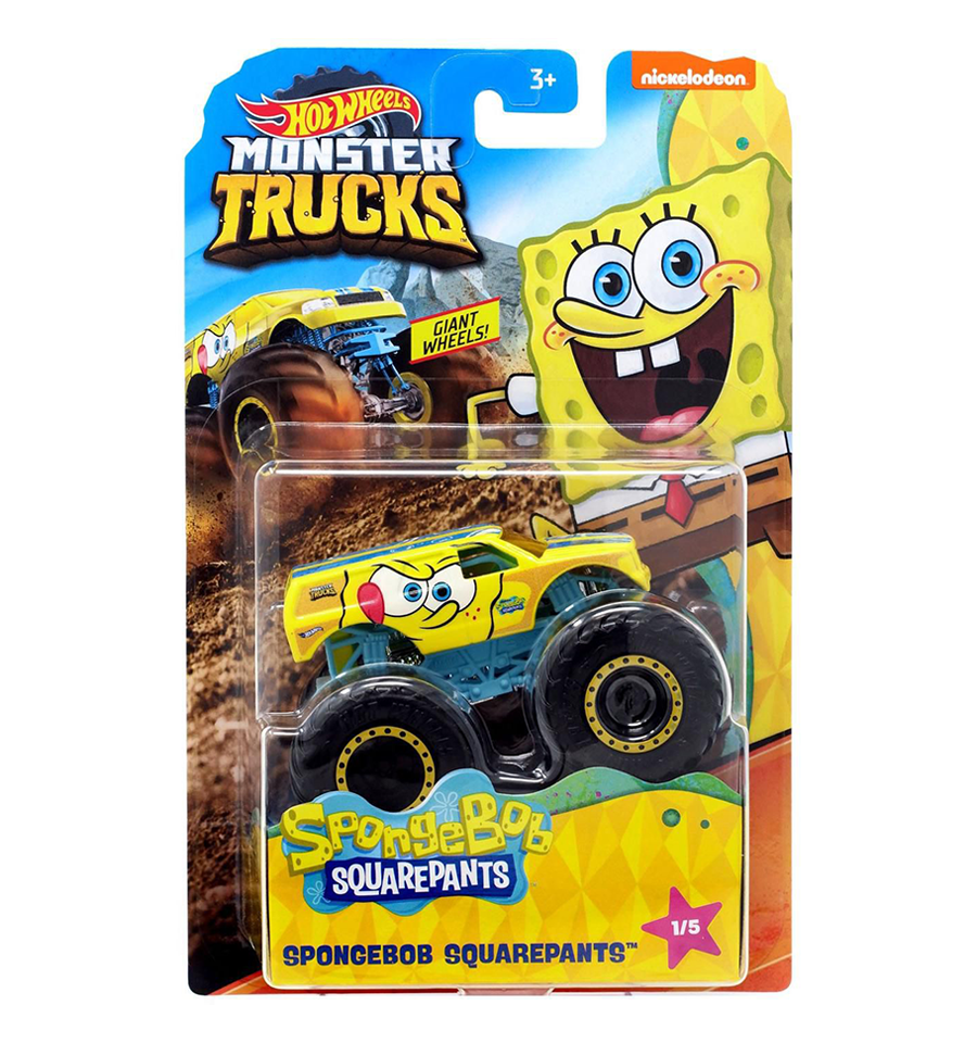 Hot Wheels Monster Trucks Bob Sponge 1:64 - Mattel GBT38