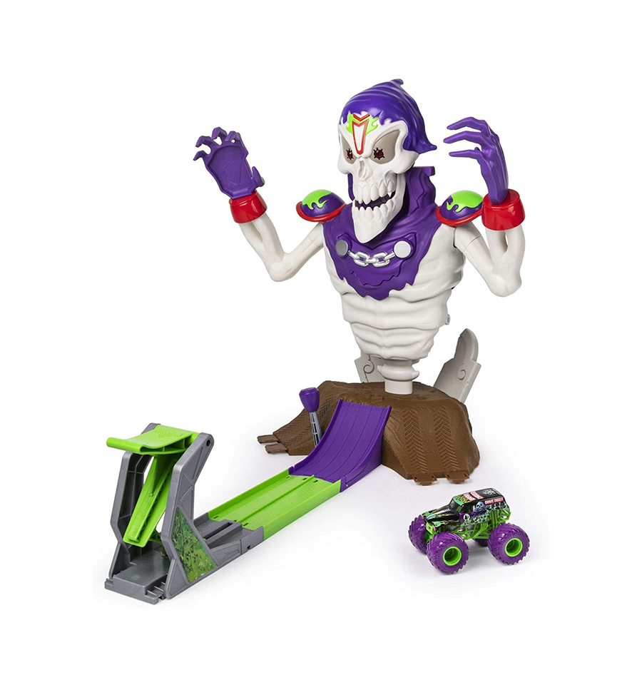 Monster Jam, Grim Takedown Playset with Lights & Sounds
