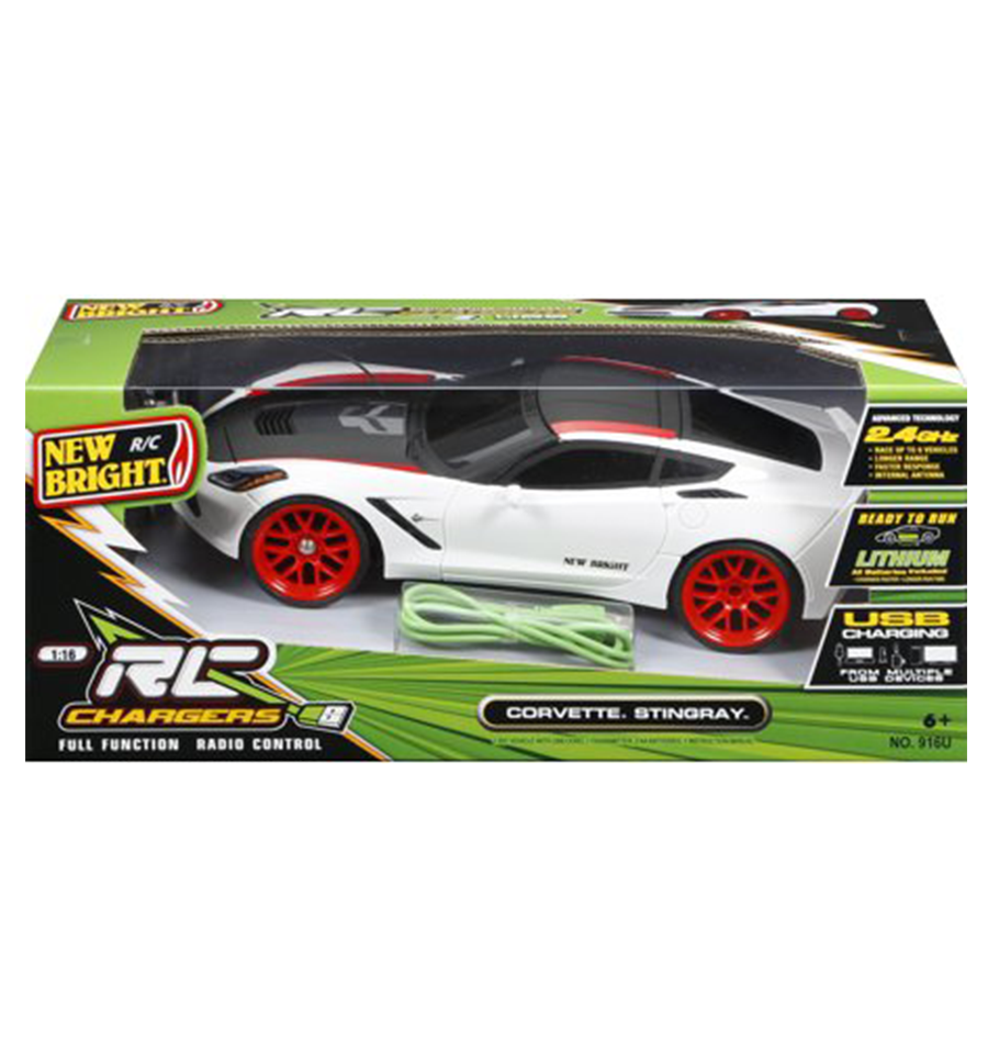 New bright rc hot sale corvette stingray white