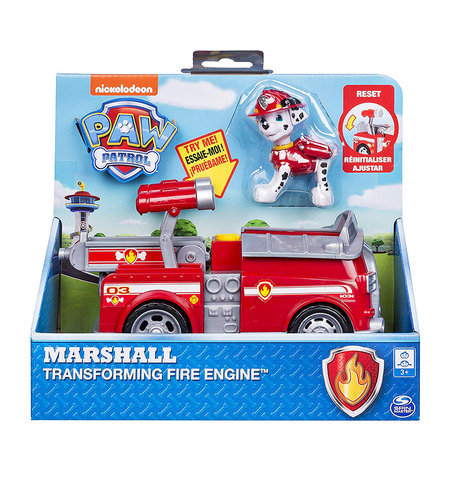 Paws top fire truck