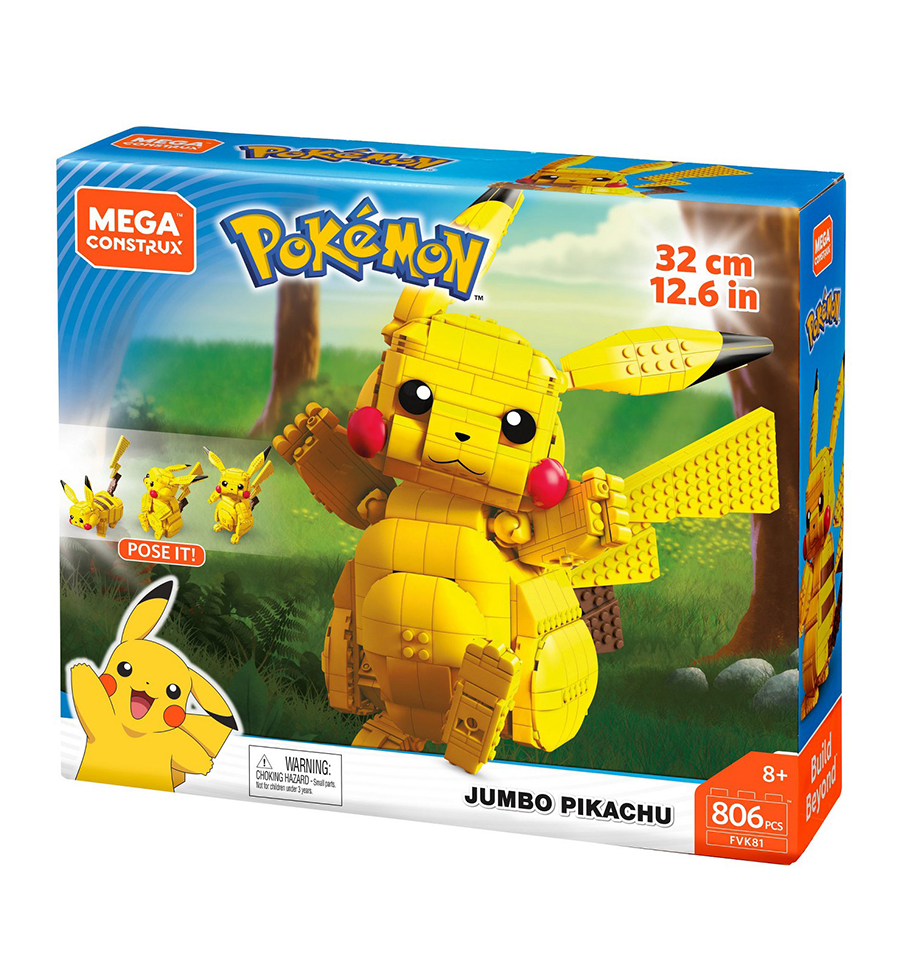 Mega construx - pokemon - pikachu aventure a la plage - construction - 6 ans  et + MEG0194735026623 - Conforama