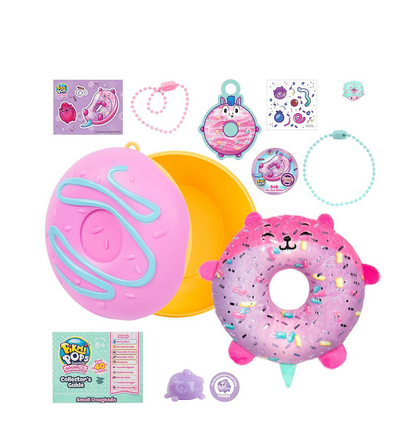 Pikmi Pops DoughMis Series Surprise Pack- 1pc Collectible Scented Medium Plush (Pink)