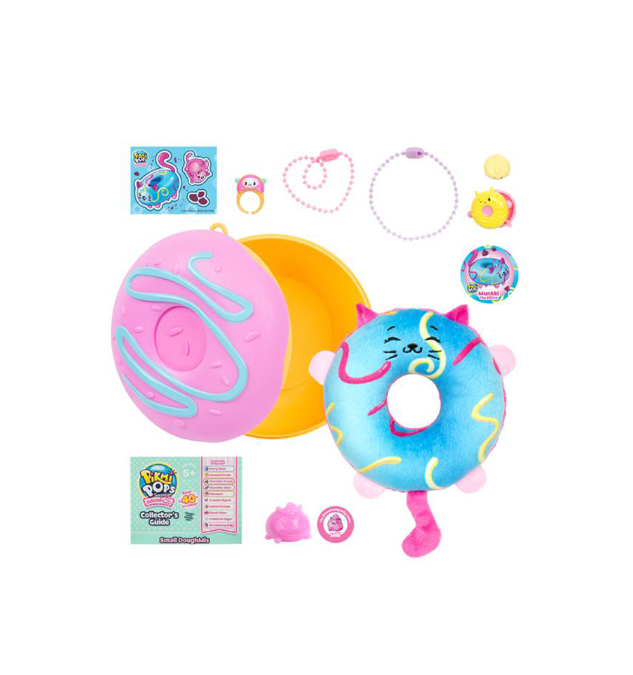 Pikmi Pops DoughMis Series Surprise Pack- 1pc Collectible Scented Medium Plush (Blue)
