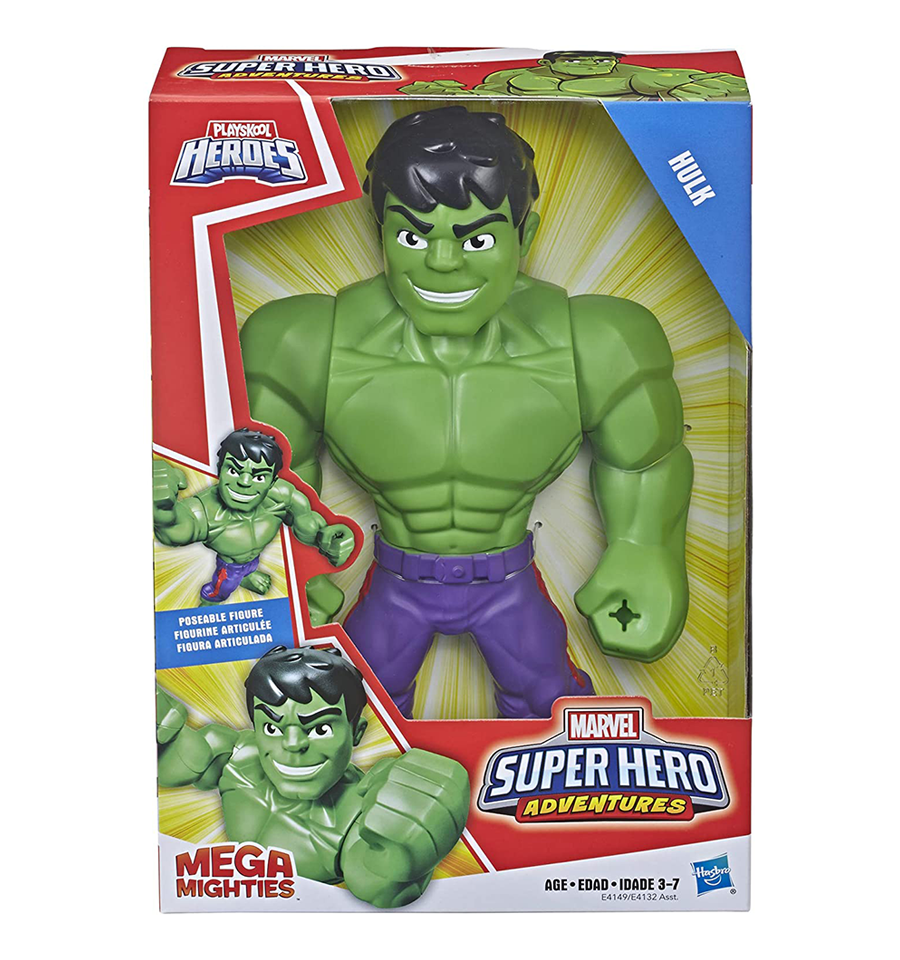Marvel Super Hero Adventures Mega Mighties Hulk 10 Action Figure Toys Onestar