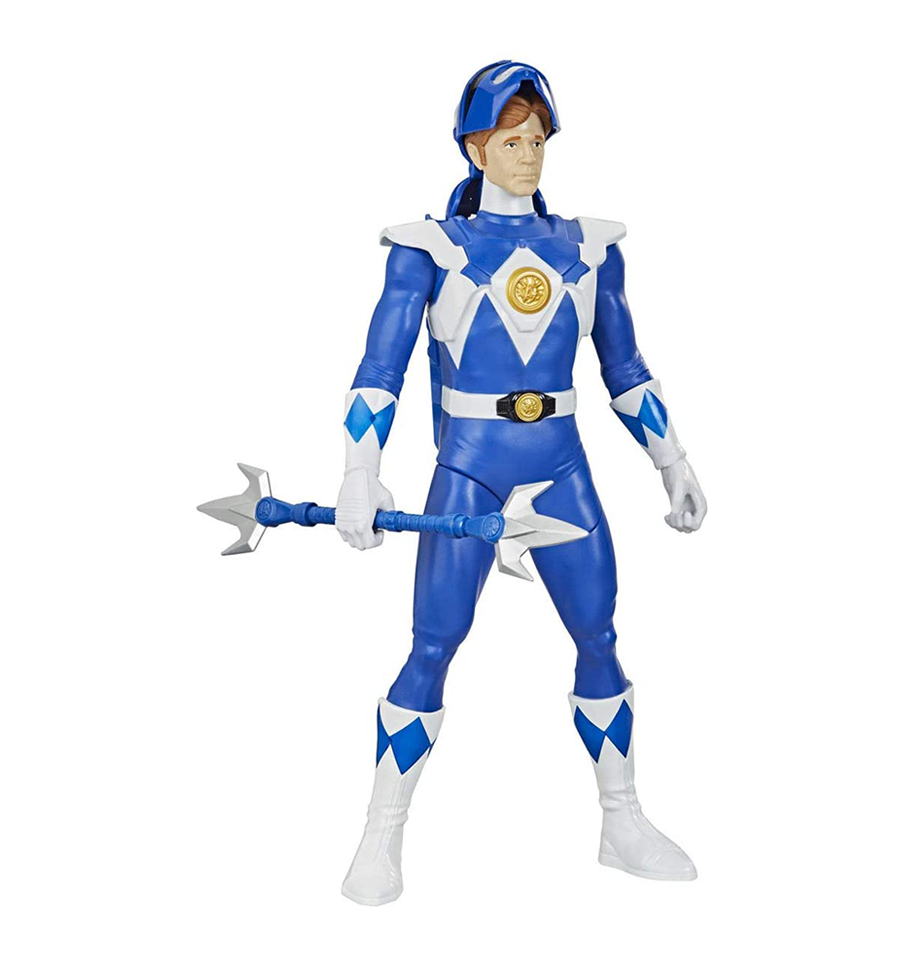 Power Rangers Mighty Morphin Blue Ranger Morphin Hero Action Figure