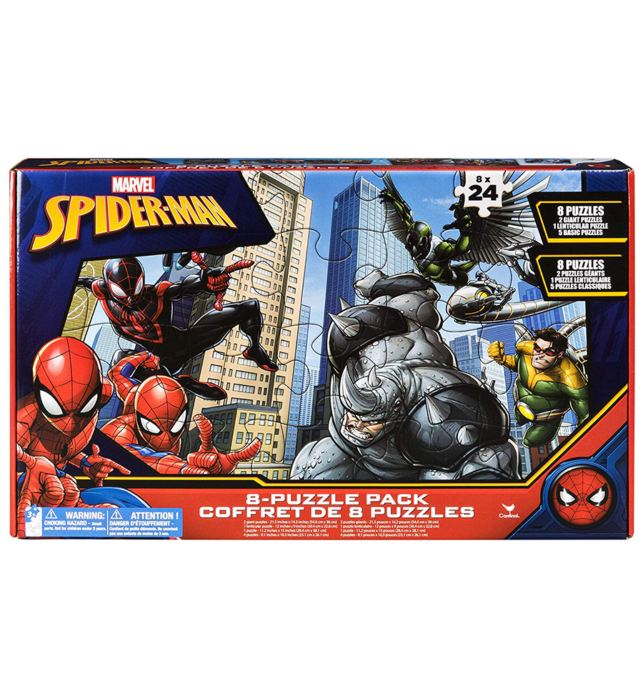 Spider-Man 8-Pack of Jigsaw Puzzles – Toys Onestar