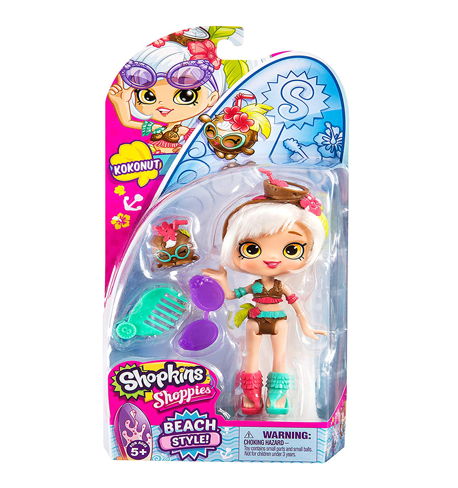Shopkins Beach Style Shoppies Doll S8 Kokonut