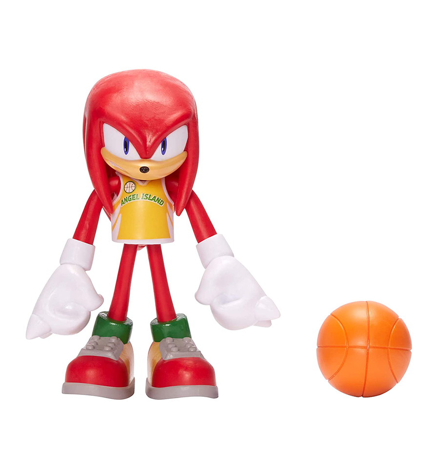 Sonic The Hedgehog 4" Basketball Knuckles Action Figure
