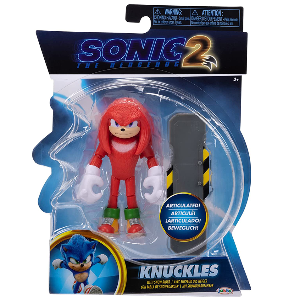 Sonic the Hedgehog 2 The Movie 4 Articulated Action Figure (Knuckles) –  Toys Onestar