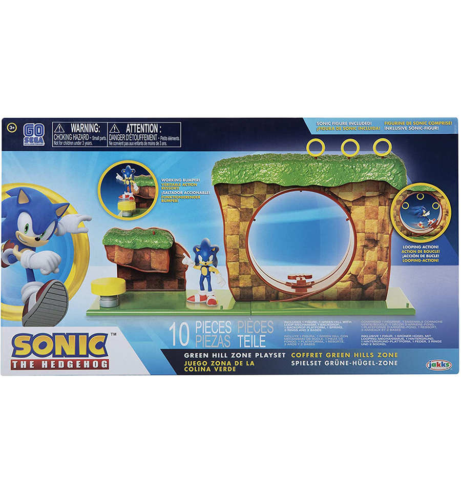 Sonic the Hedgehog Green Hill Zone Playset – Toys Onestar