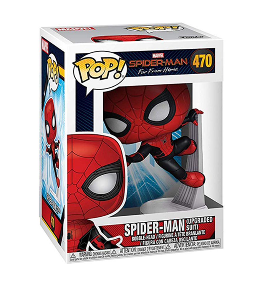 Funko Pop Marvel Spider Man Far from Home Spider Man Upgraded