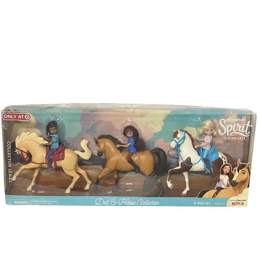 Spirit DreamWorks Riding Free Doll Horse Collection 6pc