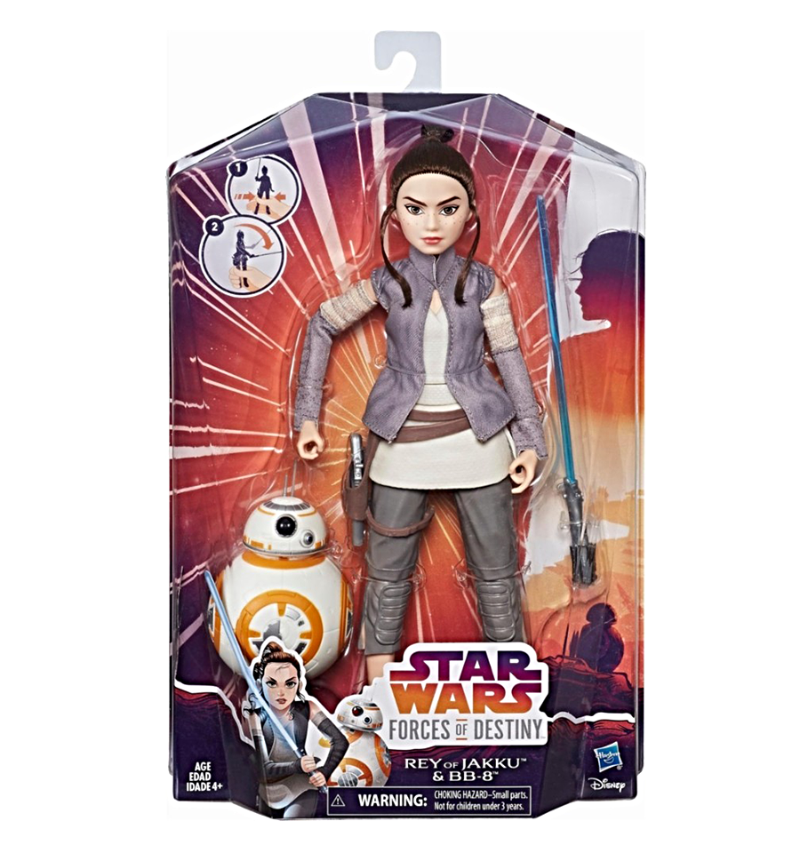 Star Wars Forces of Destiny Rey of Jakku and BB-8 Adventure Set