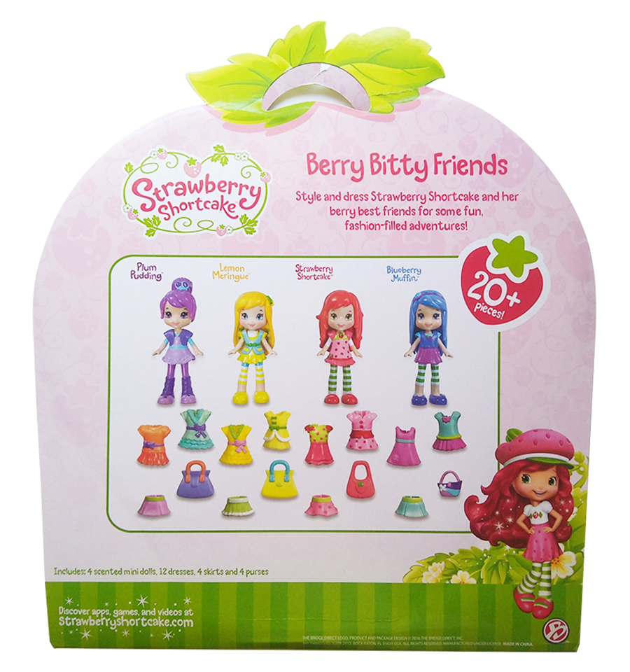 The Bridge Direct, Strawberry Shortcake, Berry Bitty Friends, Exclusive Set.