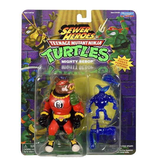 Teenage Mutant Ninja Turtles Sewer Heroes- Mighty Bebop Action Figure