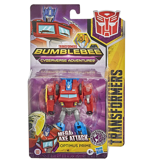 Transformers Bumblebee Cyberverse Adventures Warrior Optimus Prime Action Figure