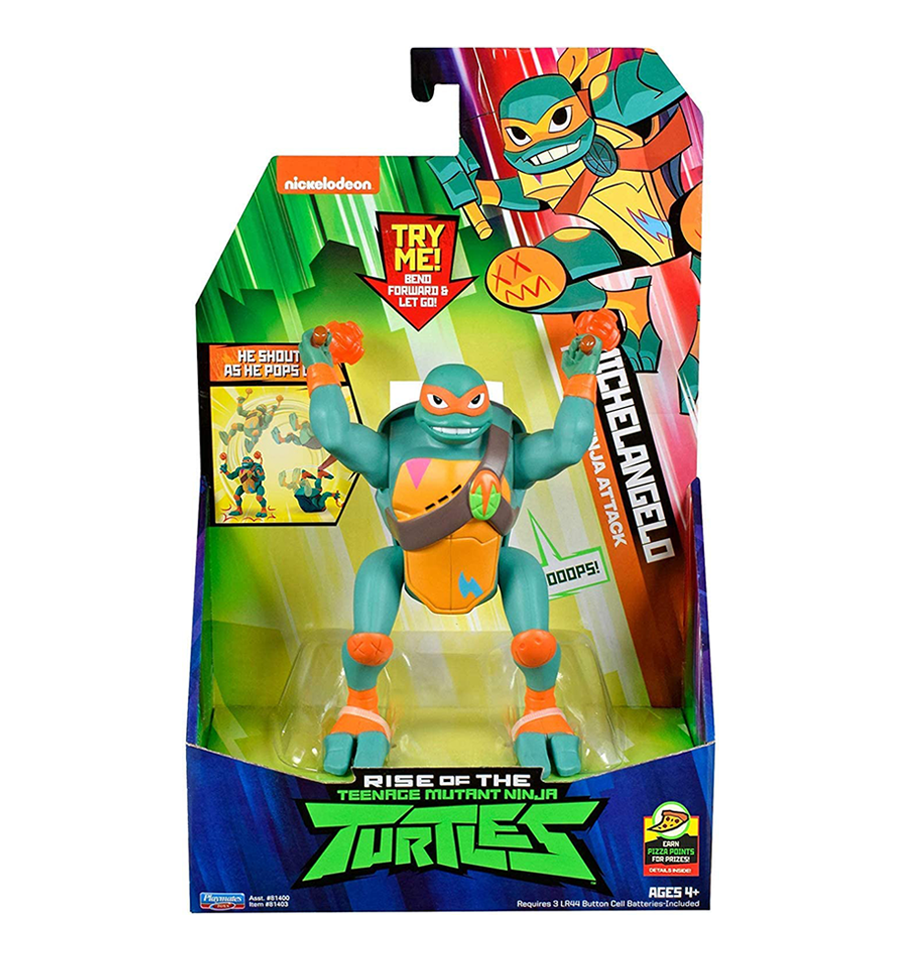 Rise of the Teenage Mutant Ninja Turtles Michael Angelo Pop-Up Ninja A –  Toys Onestar