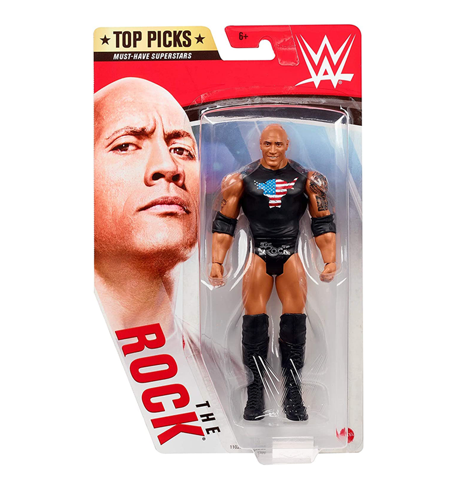 Wwe rock online action figure