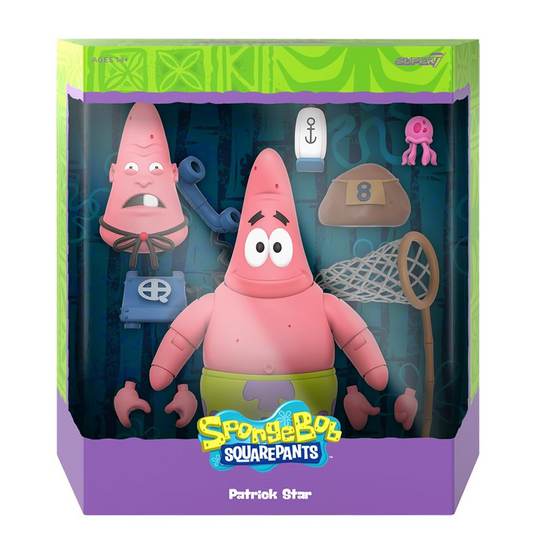 Super7 ULTIMATES! SpongeBob SquarePants- Patrick Star Action Figure