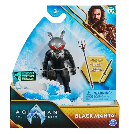 DC Comics Aquaman and The Lost Kingdom 4" Black Manta Action Figure