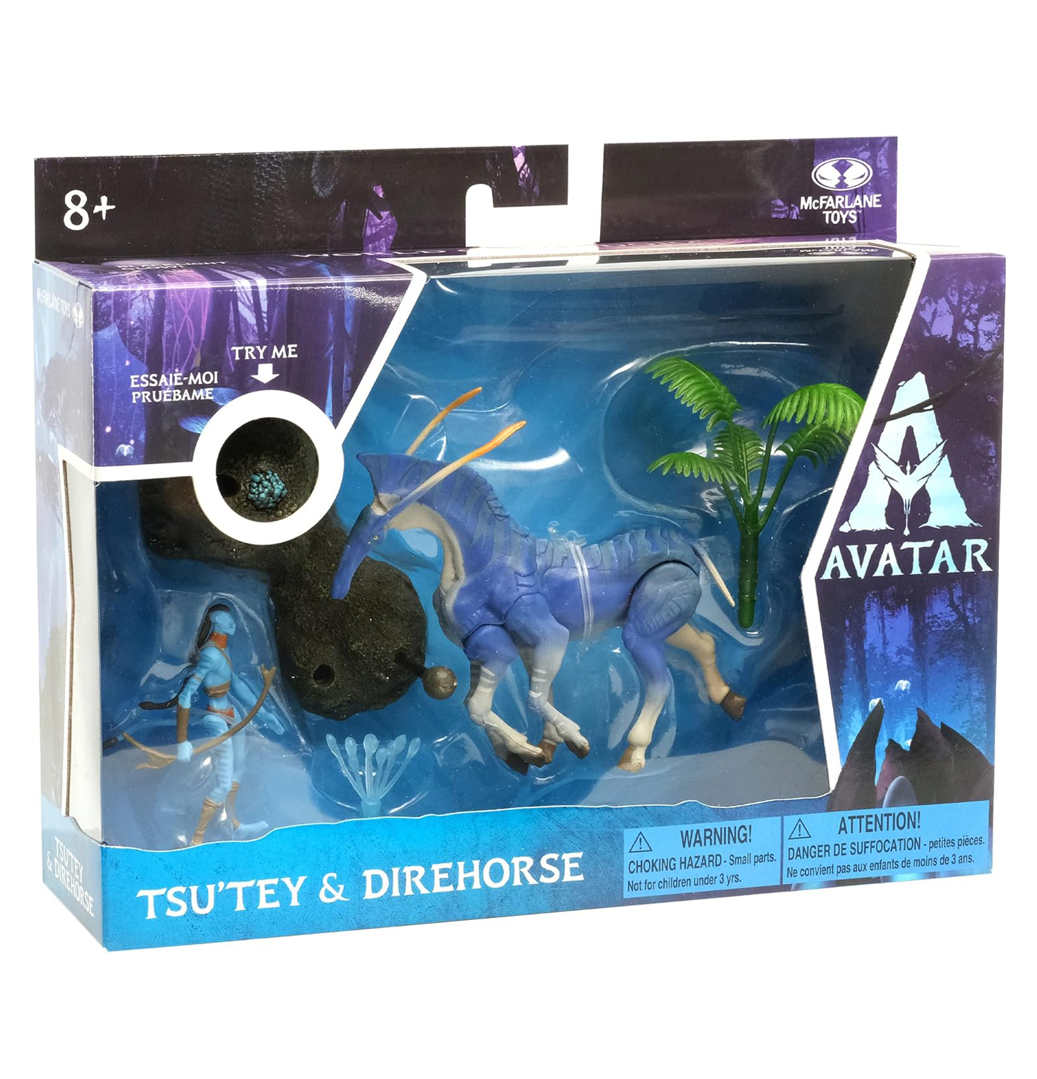 Avatar World of Pandora Tsu'tey and Direhorse Playset