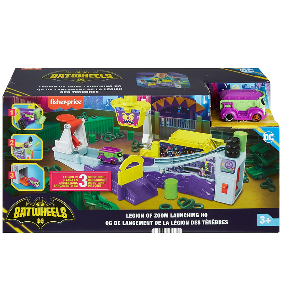 Fisher-Price DC Batwheels Legion of Zoom Launching HQ Playset