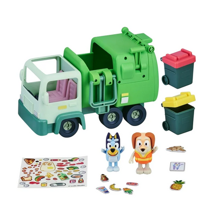 Bluey, Garbage Truck Vehicle Playset