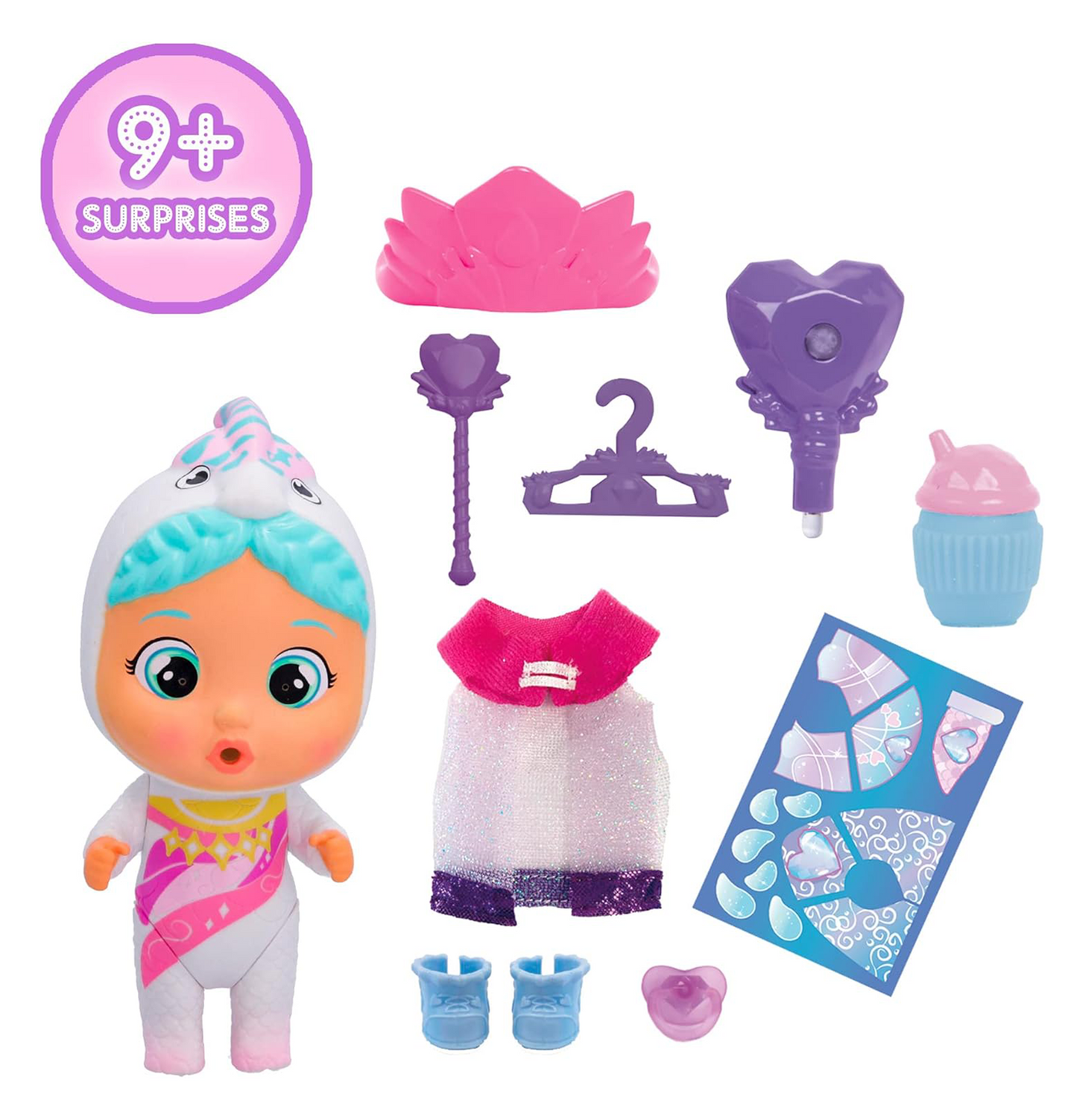 Cry Babies Magic Tears Icy World Elodie's Crystal Castle Playset