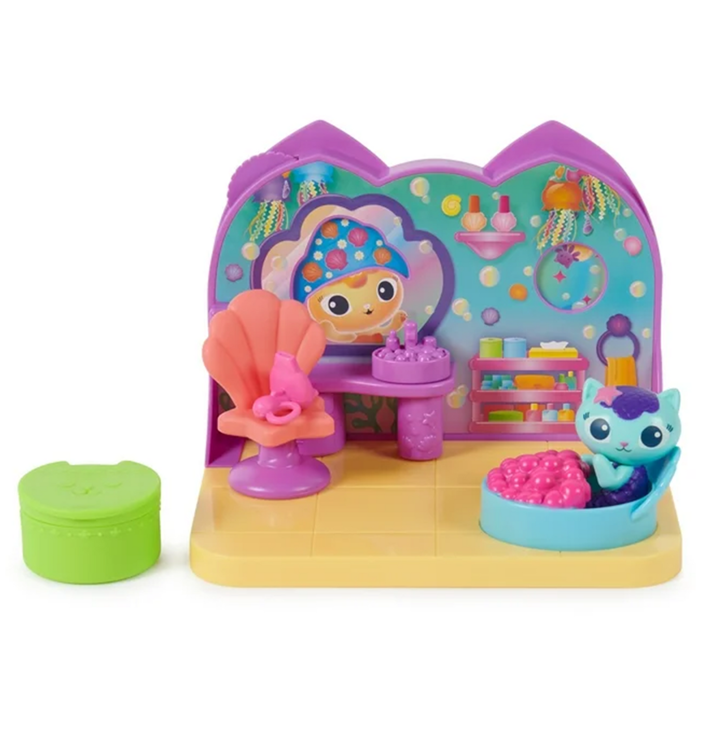 Gabby's Dollhouse MerCat's Seaside Spa Room Playset