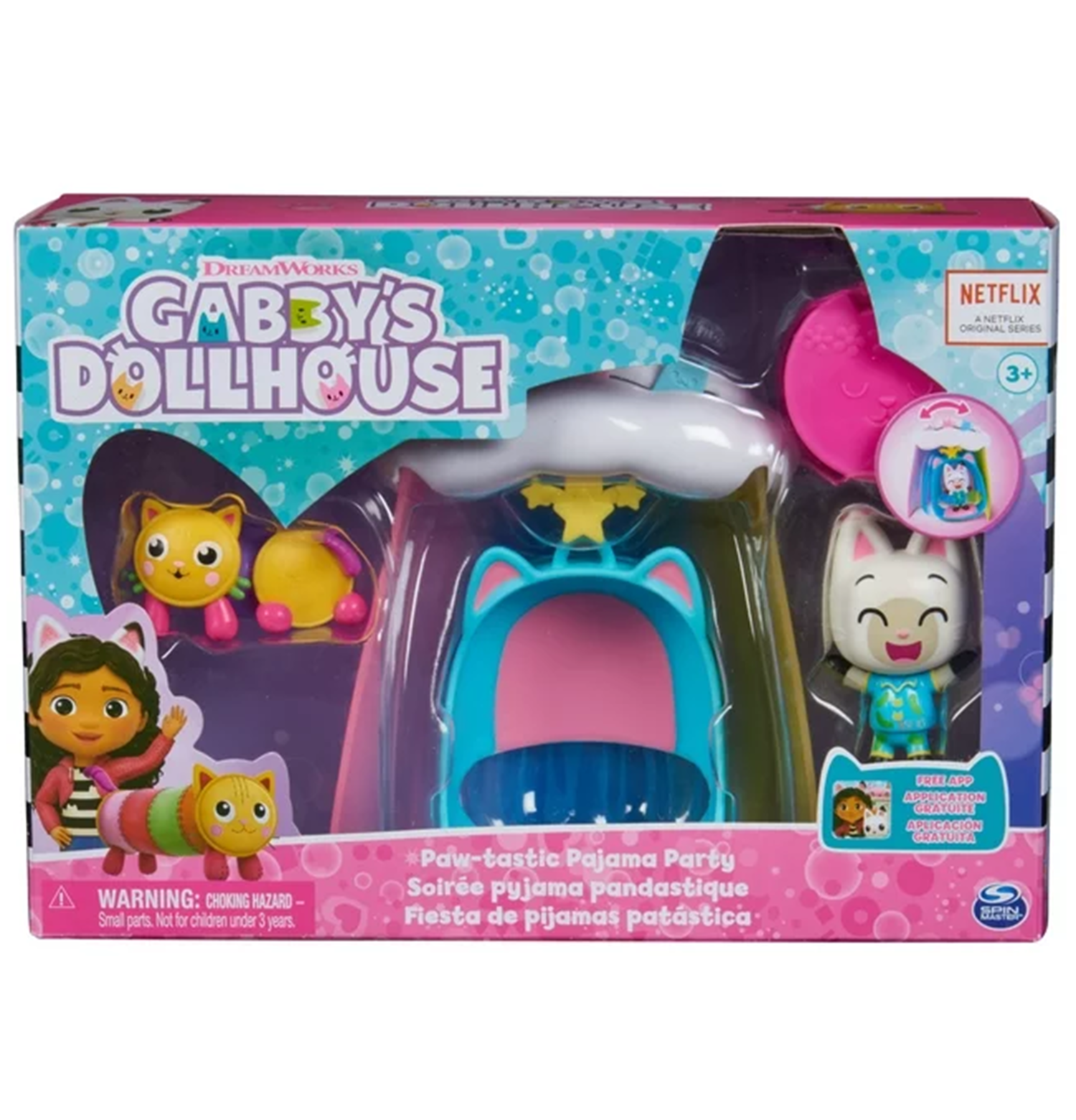 Gabby's Dollhouse Paw-Tastic Pajama Party Exclusive Playset